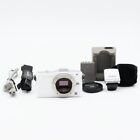 OLYMPUS PEN mini E-PM1 (White) 12.3 MP Mirrorless SLR Camera JAPAN