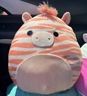 Squishmallow Josue the Zebra FIRST TO MARKET Plush 11 inch Peach Colored Toy NWT