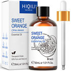 HIQILI Sweet Orange Essential Oil 100% Pure Natural Aromatherapy Diffuser Skin