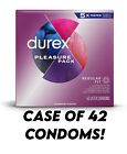 DUREX Pleasure Pack Lubricated Condoms - 42 Count