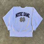Vintage Notre Dame Champion Reverse Weave Crewneck Sweatshirt 90’s