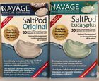 2 NAVAGE Eucalyptus Salt Pods 30 Original & 30 Eucalyptus Exp 1/26 TORN BOX READ