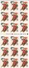 US Stamp - 1995 Christmas Children Sledding Booklet of 18 Stamps #3013a