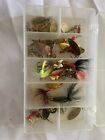 Assortment of 12 Fishing Lures LOT Includes Case