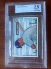 1951 Bowman Mickey Mantle Yankees Rookie Card #253 RC HOF PSA Authentic Altered