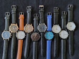Set of 10 NEW Men's Watches CLOSEOUT OVERSTOCK CLEARANCE DEAL lot 10 Batteries B