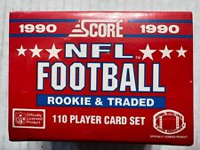 1990 SCORE NFL FOOTBALL ROOKIE & TRADED FACTORY SEALED SET. (EMMITT SMITH  RC)