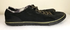 Vintage 90's Y2K SImple Old School Skateboarding Black Suede Men's 14 Shoes