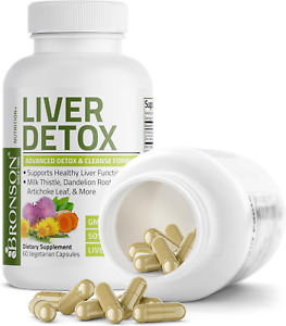 Liver Detox Advanced Detox Cleansing Formula Support Liver Function Milk Thistle