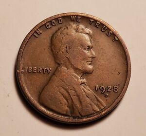 1928 D LINCOLN WHEAT PENNY #C440