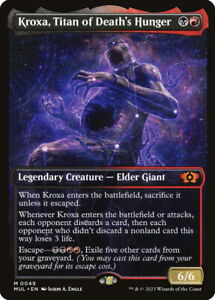 MTG Kroxa, Titan of Death's Hunger Showcase  - Multiverse Legends