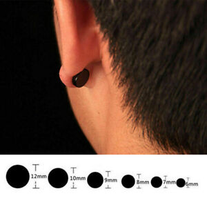 Magnetic Stud Earrings for Men Women Non-Piercing Clip On Fake Ear Plugs Gauges