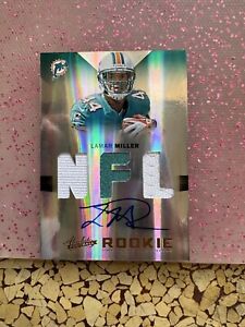 New Listing2012 Absolute Lamar Miller RPA Game Worn Patch On Card Auto 120/299 RC Dolphins