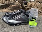 Nike Zoom Rival Sprint Track Shoes Spikes Men’s Size 7 Black Silver DC8753-001