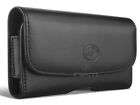 For LG V30 / LG V20 / LG V10 Premium Leather Case Belt Clip Loop Holster Pouch