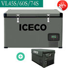 ICECO 45/63/68 Portable Car Fridge Freezer Truck Refrigerator Camping 12V/240V