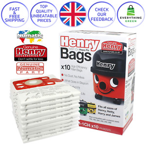 Henry Hoover Hetty James Harry Vacuum Bags Numatic Cleaner Dust Hepaflo Genuine