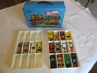 Vintage 1980 Hot Wheels 24 Car Collector's Case No. 8227 Mattel USA WITH 16 CARS