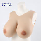 J Cup Half-body Silicone Breasts Suit Drag Queen Huge Fake Boobs TG Breast Forms