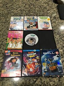 New ListingKids DVD lot movies Bugs Bunny Mighty Mouse Superman WALL-E Dora TMNT 3 Stooges