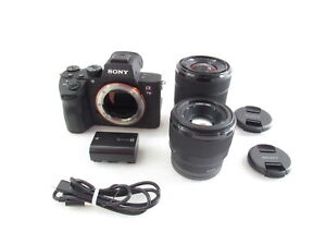 Sony Alpha a7 III ILCE-7M3 24.2MP Mirrorless Digital Camera 28-70mm 50mm Lens