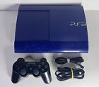 New ListingSony PlayStation PS3 Super Slim Azurite Blue 250GB Console - Tested & Working