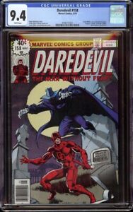 Daredevil # 158 CGC 9.4 White (Marvel, 1979) Frank Miller Daredevil run begins