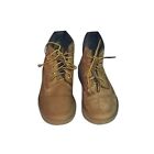 Timberland Leather Boots Boys Size 13 Brown Waterproof