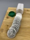 Full Tube Roll of 20 - 2021 Type 1 American Silver Eagles Brilliant Uncirculated