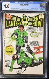 1971 Green Lantern 87 CGC 4.0. 1st John Stewart. 2nd Guy Gardner Appearance.
