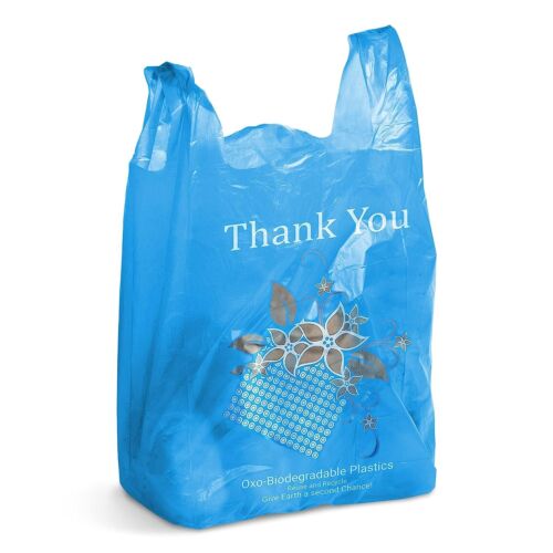 T-Shirt Thank You Plastic Grocery Store Shopping Carry Out Bag 500ct 16x8x26