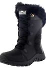 POLAR Womens Quilted Faux Fur Cuff Winter  Rubber Sole Durable Snow Rain Size 10