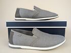 Club Room Shoes Mens 9.5 M Leo Loafers Slip On Flats Grey Casual Comfort NEW