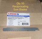 Qty 50 Lenox Reciprocating Saw Blades 8” Bi-Metal 12/16 TPI Bare  2071069