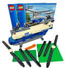 LEGO CITY 4439: POLICE Heavy-Lift Helicopter w/ Manuals 2012 Retired NO MINIFIGS