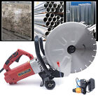 3000W 14'' Portable Electric Concrete Saw with Water Pump and Blade Wet/Dry