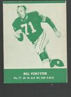 1961 Lake to Lake Football Card #9 Bill Forester-Green Bay Packers Near Mint