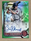 New ListingCHASE MEIDROTH 2022 Bowman Draft Chrome First 1st Green Refractor Auto /99 RC