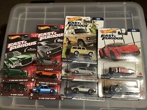 Hot Wheels Lot Of 10 Premiums And Mainline Fast And Furious