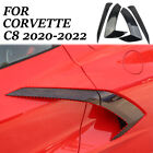 Carbon Fiber Body Side Scoop Vent Cowl Trim Cover for Chevrolet Corvette C8 (For: 2021 Corvette)