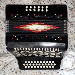 Yingjie 31 Button Accordion  GCF Back (For Parts or repair see description))
