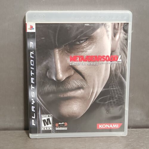 Metal Gear Solid 4 Guns of the Patriots PS3 Free Shipping Same Day