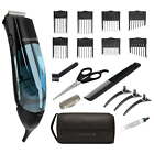 Remington Vacuum Trimmer & Hair Clipper 18 Piece Haircut Kit Easy Cleanup Black