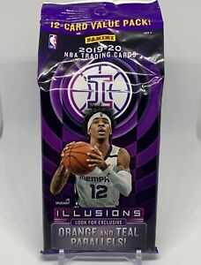 2019-20 Panini Illusions NBA Basketball Cello Fat Pack 12-card Value Pack SEALED