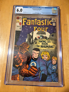 FANTASTIC FOUR #45 *CGC 6.0 1966 * 1ST APPEARANCE OF LOCKJAW & THE INHUMANS *020