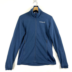 NORRONA Falketind Warm1 Jacket Fleece Polartec  Zip Lightweight Blue Womens L