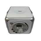 New ListingJensen CD-555 Pink/Silver CD Player/Radio/Bluetooth Portable Boombox With Cord