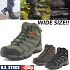 Wide Size -Men's Waterproof Hiking Boots Outdoor Lightweight Trail Shoes US Size