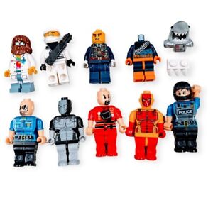 Lego Minifigures, deathstroke, 70631 Garmadon's Volcano Lair, police, Bundle