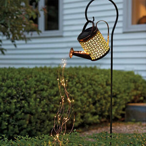 Waterproof  LED Solar Watering Can Lights Outdoor Garden Yard Decorative Kettle